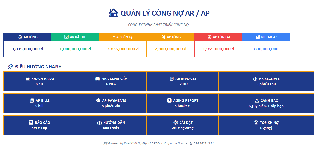 File Quản Lý Công Nợ AR/AP 2