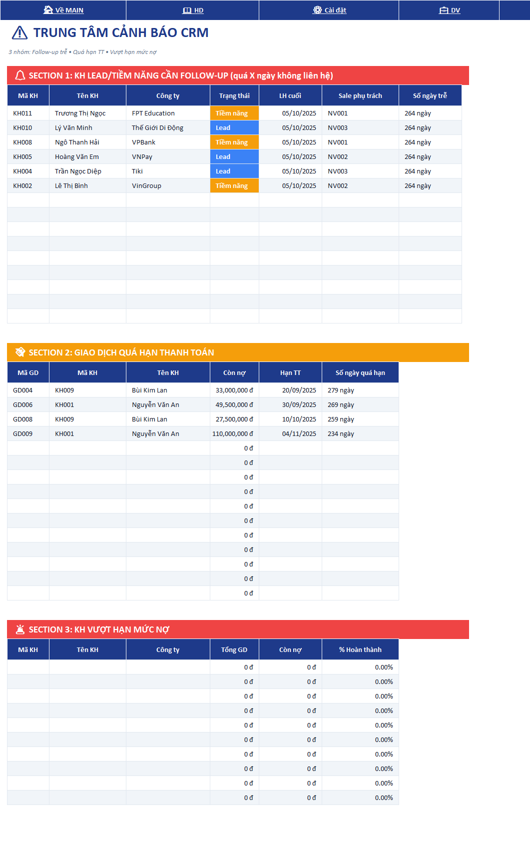 File CRM Mini 11